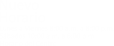Nuevo Horario
